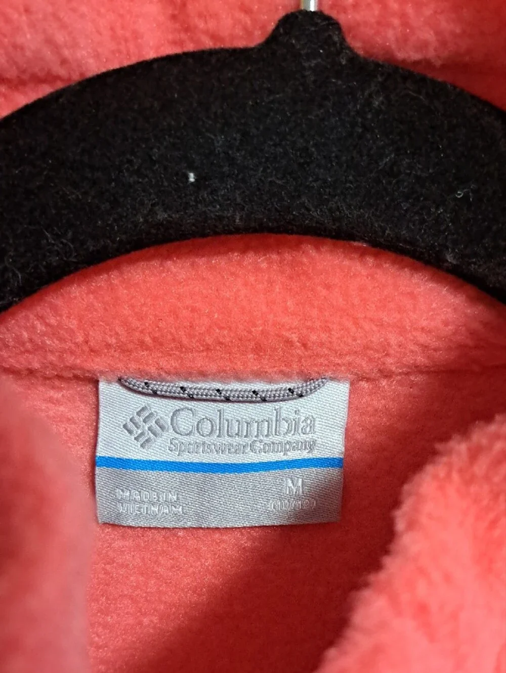 Columbia Kids Coral Pink Fleece Jacket Size Med.